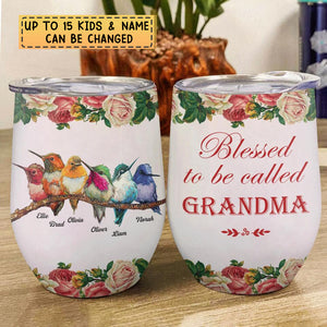 Personalized Tumbler - Gift For Mom & Grandma - Blessed To Be Called Grandma