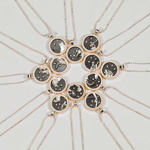 Libra-12 Constellation Zodiac Sign Necklace