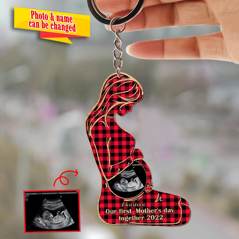 Personalized Keychain, Mother’s Day Gift Idea – Our first Mother’s Day