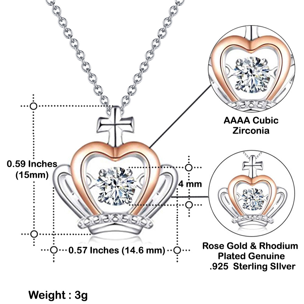 To My Smokin Hot Wife - Crown Necklace