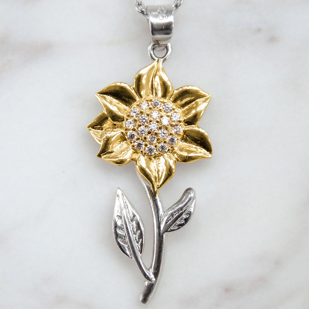 To My Sister-You Are My Sunshine Necklace