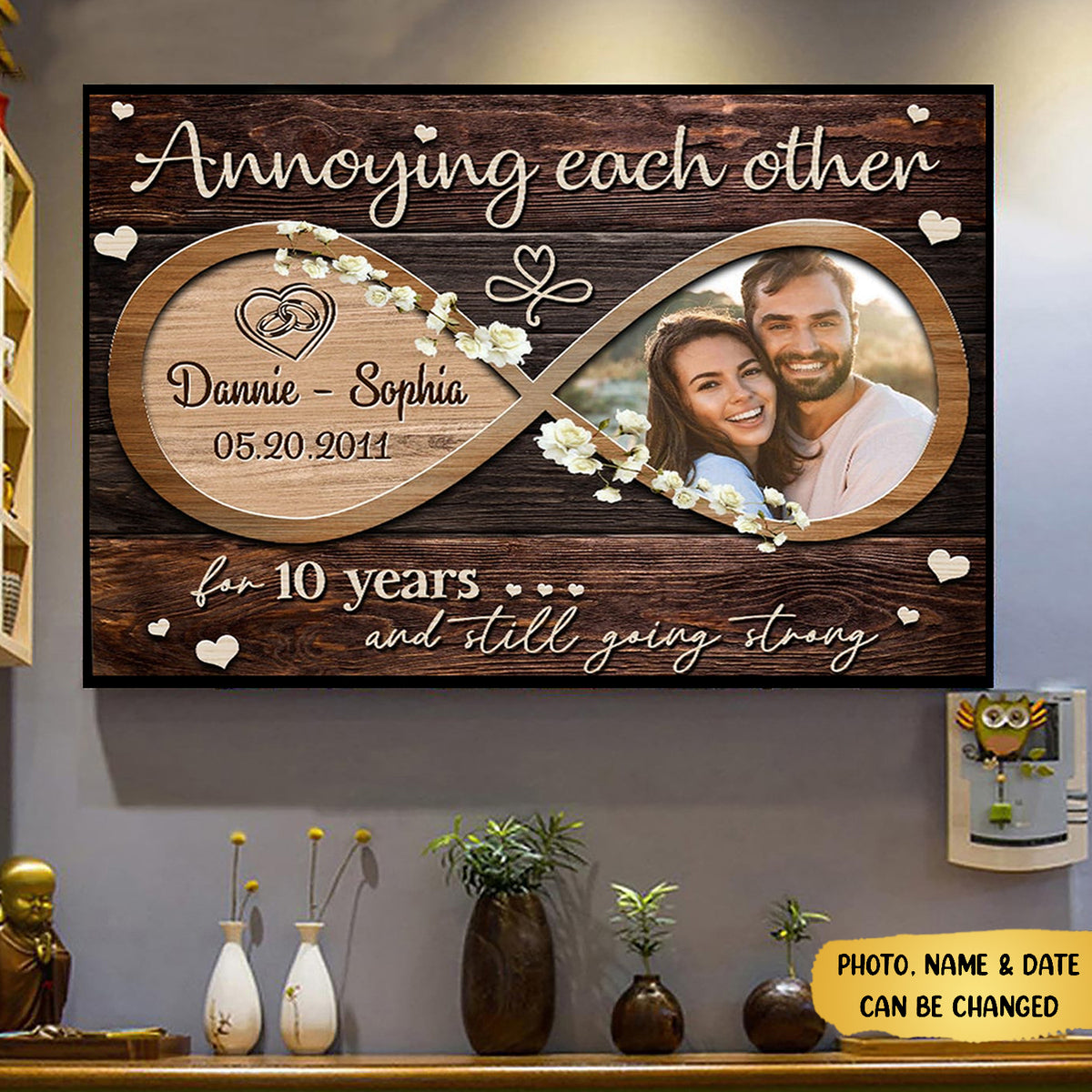Personalized Annoying Each Other For Years Poster Canvas