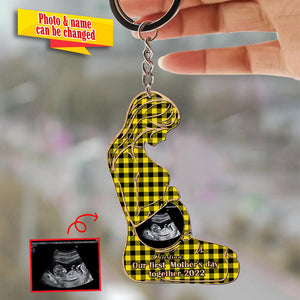 Personalized Keychain, Mother’s Day Gift Idea – Our first Mother’s Day