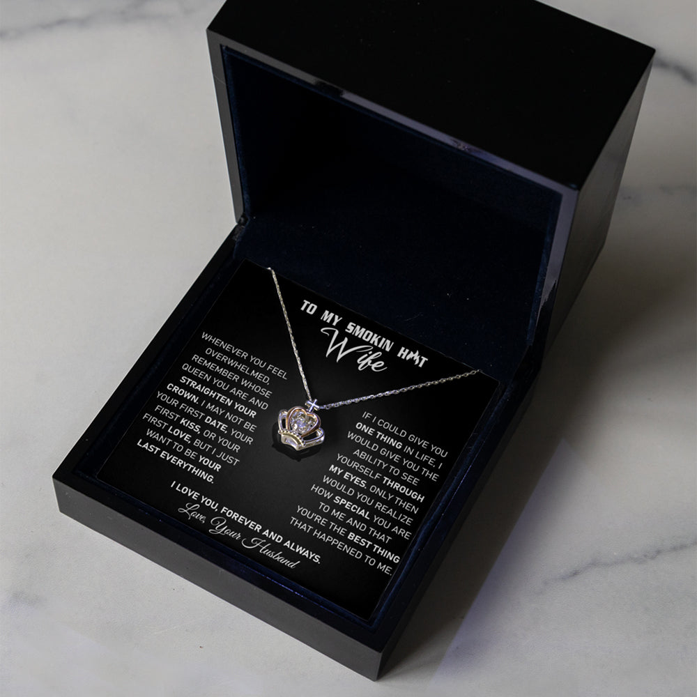 To My Smokin Hot Wife - Crown Necklace