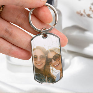 A Sister Is God’s Way - Personalized Stainless Steel Keychain