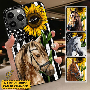 PERSONALIZED HORSE LOVER PHONE CASE 3