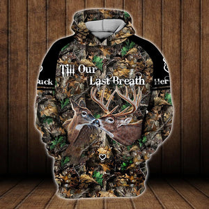 Hunting Couple Custom All Over Print Shirt From Our First Kiss Till Out Last Breath Personalized Gift