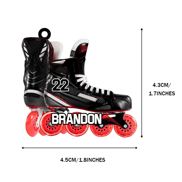 Personalized Gift Roller Skates Keychain