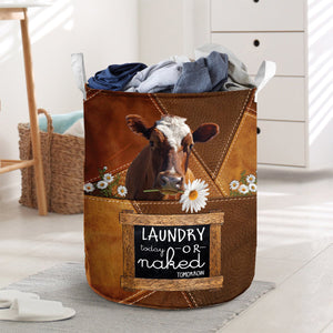 Ayrshire cattle-laundry today or naked tomorrow laundry basket