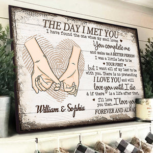 Personalized Poster/Canvas-Love You Forever And Always-Gift For Couple