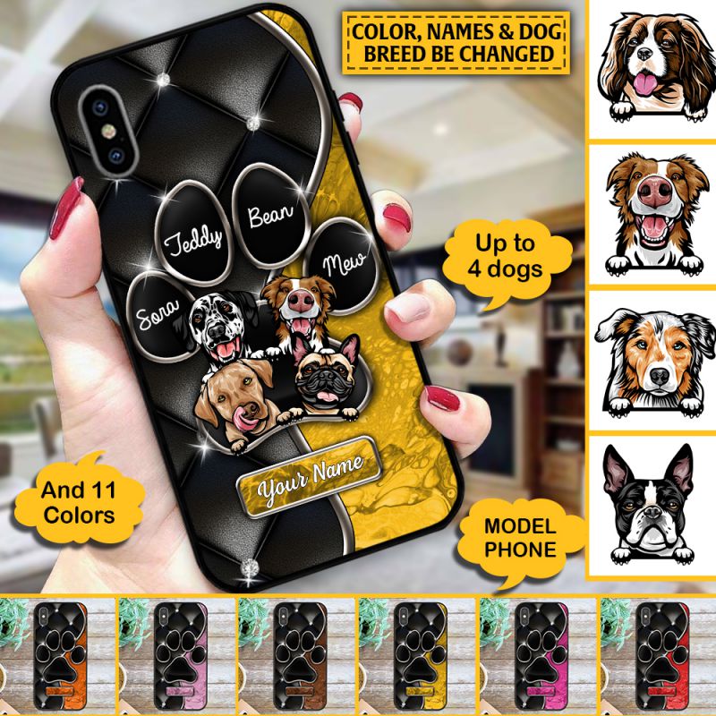 Magic Dogs Personalized 11 Colors Phone Case
