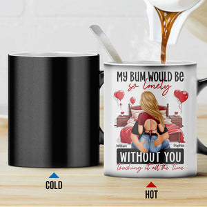 Personalized Couple So Lonely Without You Color Changing Mug