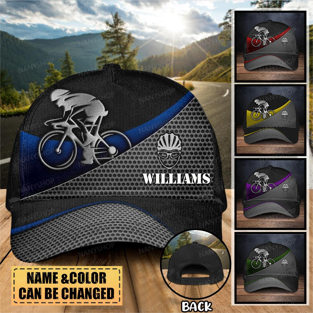 Personalized Biker Metal Multicolor Classic Cap
