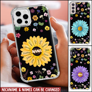 Personalized Gift For Grandma Mom Flower Space Phone case