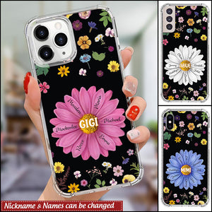Personalized Gift For Grandma Mom Flower Space Phone case