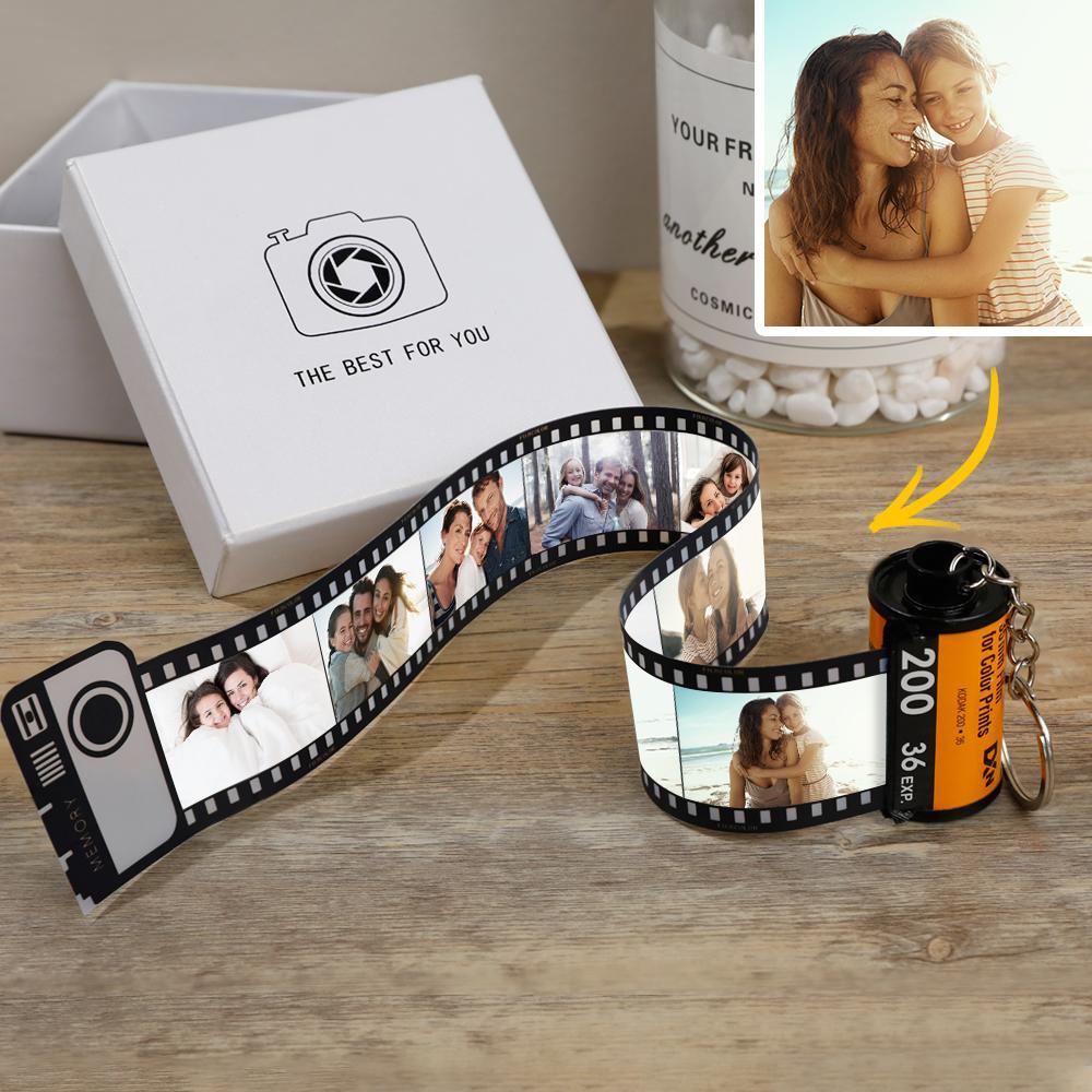 Custom Colorful Camera Roll Keychain Romantic Gifts