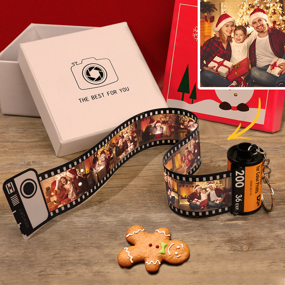 Custom Colorful Camera Roll Keychain Romantic Gifts