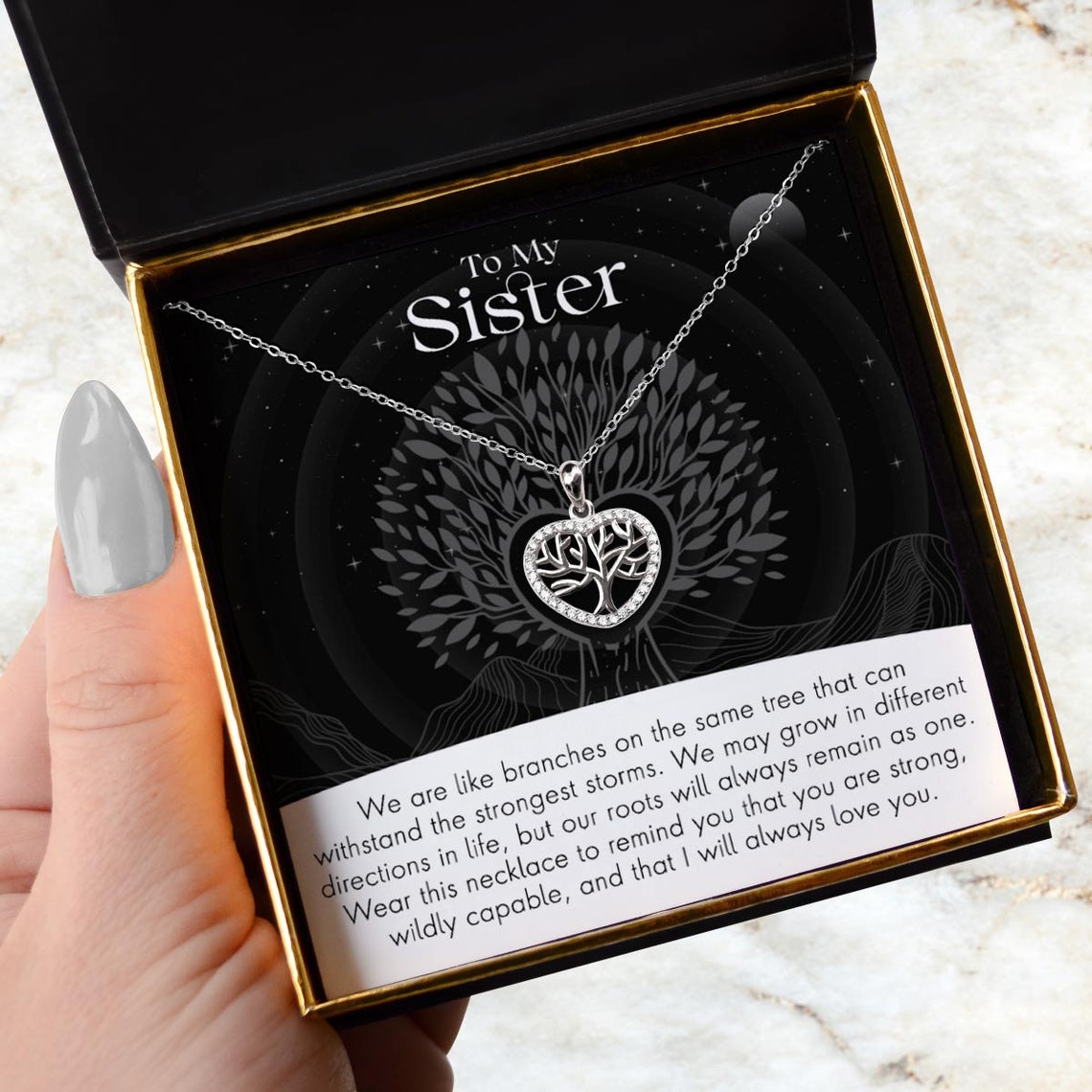 YFN Sister Gifts from Sister, Sterling Silver Tree India | Ubuy