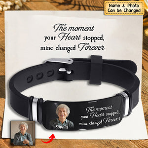 Custom Photo I'm Always With You - Memorial Gift For Family, Friend - Personalized Engraved Bracelet