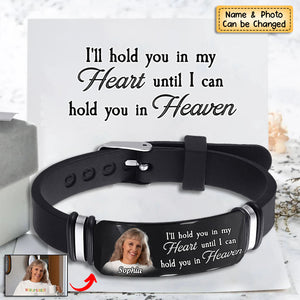 Custom Photo I'm Always With You - Memorial Gift For Family, Friend - Personalized Engraved Bracelet