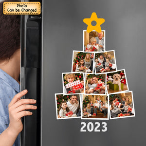 Photo Family Tree Christmas - Personalized Photo Decal