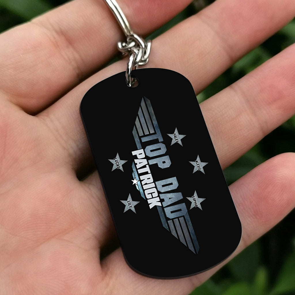 Personalized Stainless Steel Keychain