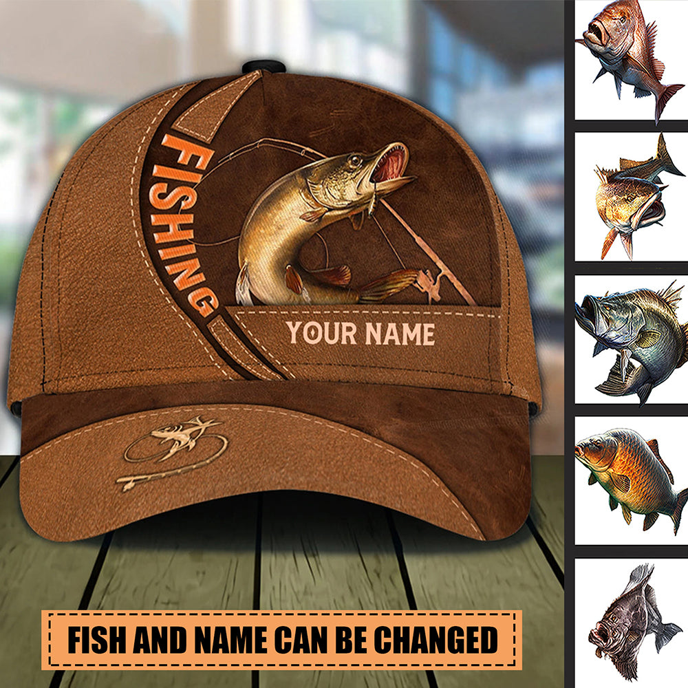 For Fishing Lover Personalized Classic Cap