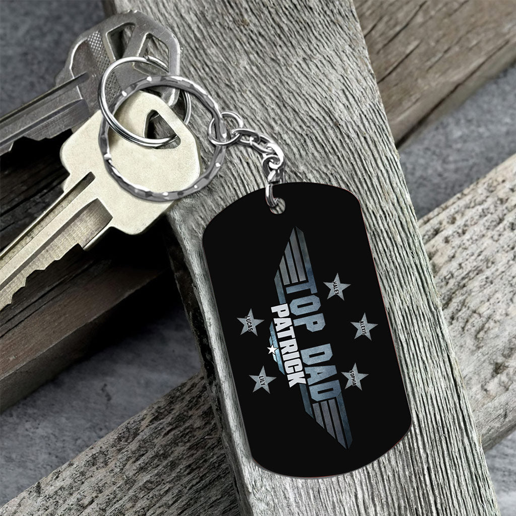Personalized Stainless Steel Keychain