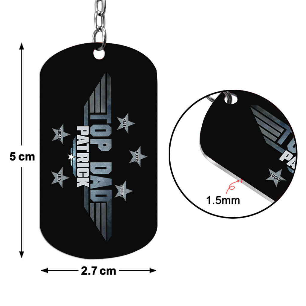 Personalized Stainless Steel Keychain