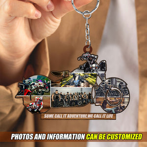 Personalized Motorcycle Gift, Motorcycle Photo Keychain
