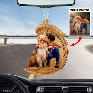 Personalized Photo Mica Ornament-Forever In My Heart-Gift For Dog Lover