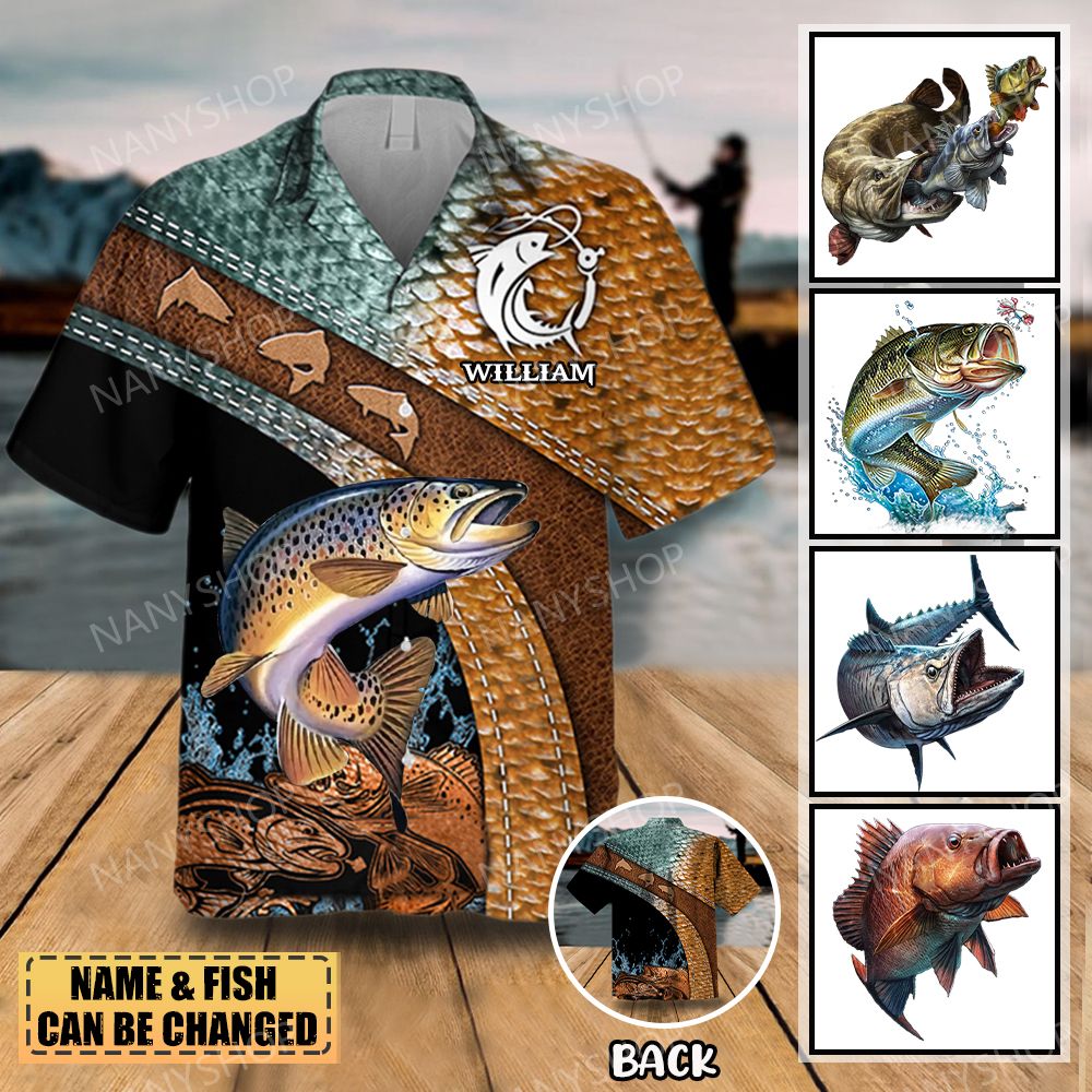 Personalized Fishing Lovers Hawaii Shirt