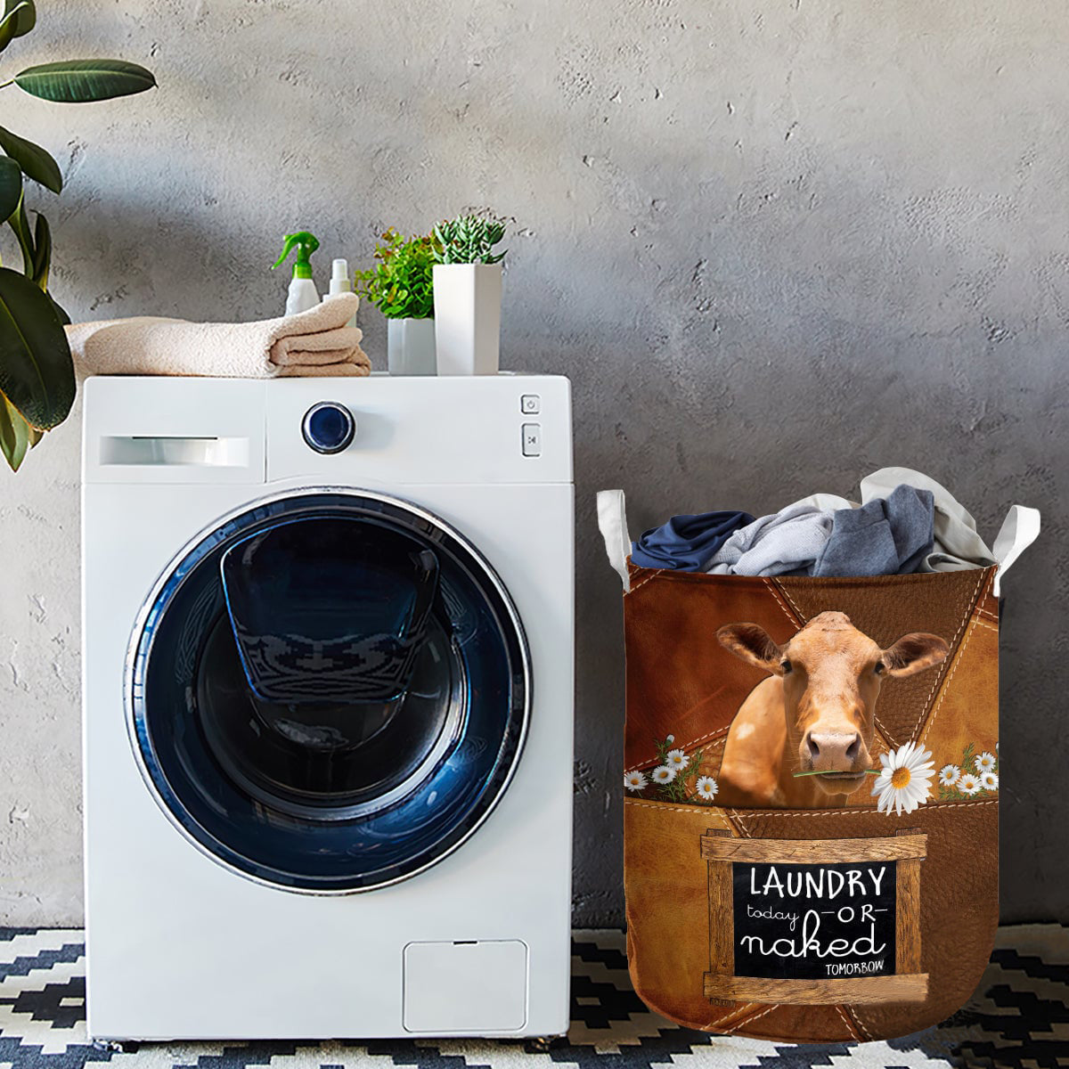 Beefmaster-laundry today or naked tomorrow laundry basket