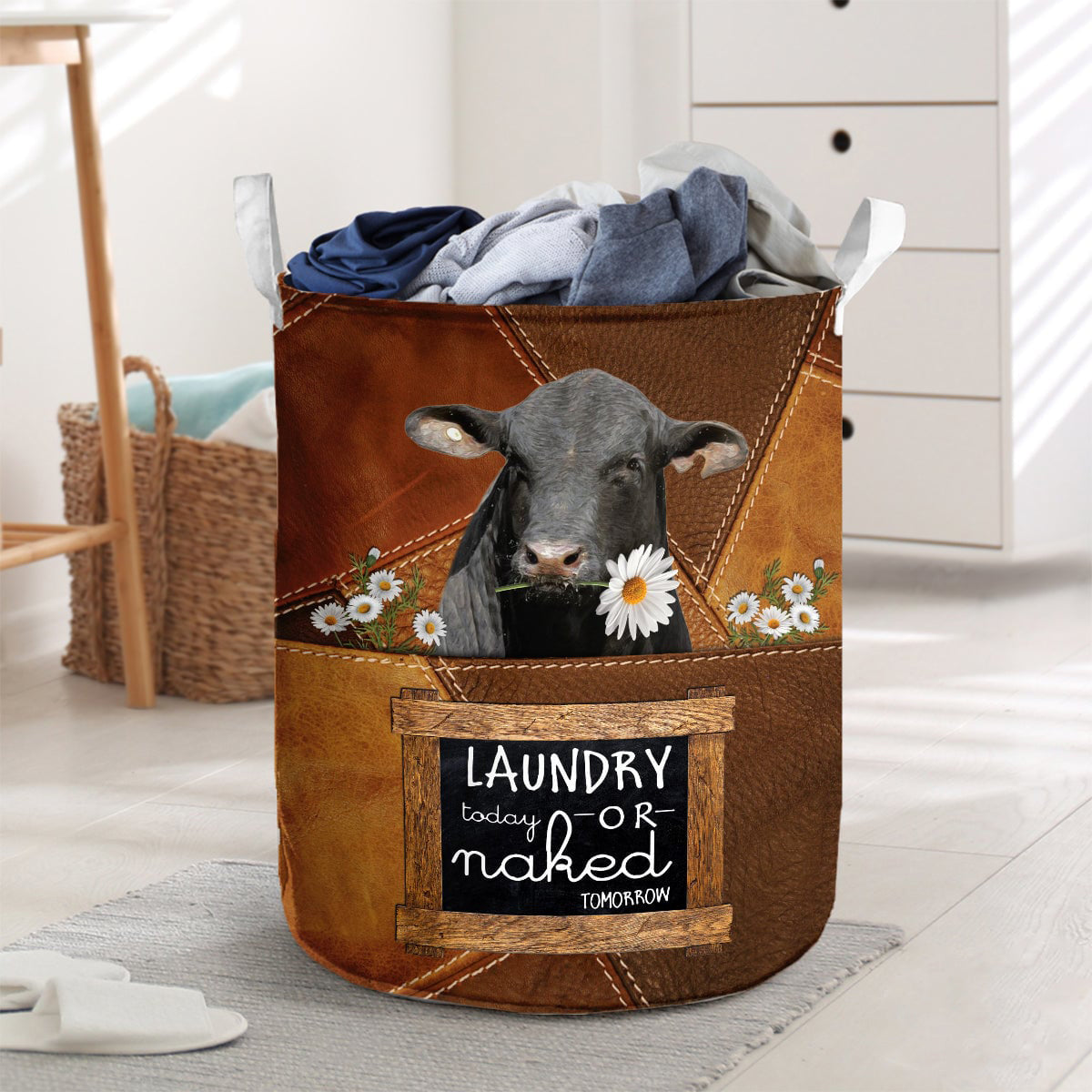 Brangus-laundry today or naked tomorrow laundry basket