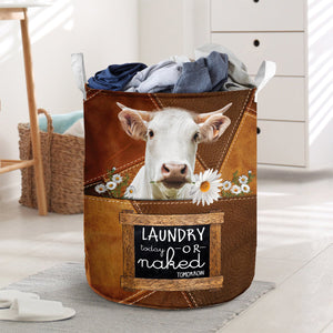 Charolais-laundry today or naked tomorrow laundry basket