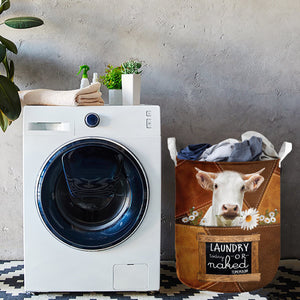 Charolais-laundry today or naked tomorrow laundry basket