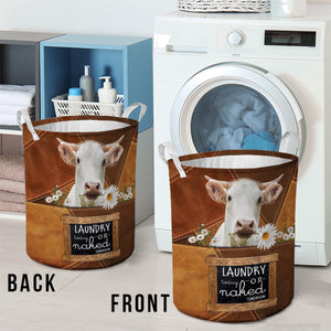 Charolais-laundry today or naked tomorrow laundry basket