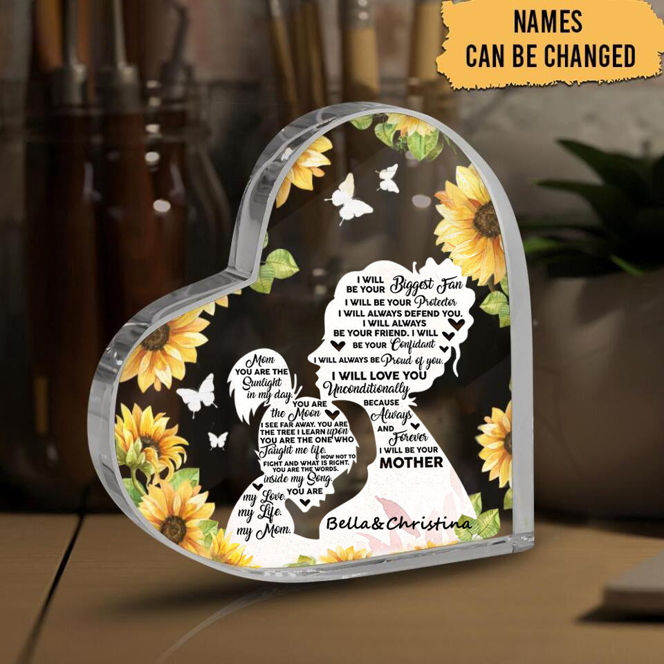 Love Between a mother & Daughter is forever- Acrylic Plaque