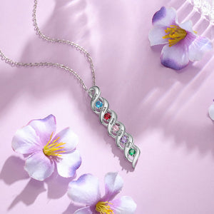Birthstone Necklace for Mom, Personalized Jewelry, Gifts for Her