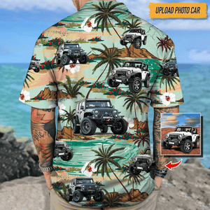 Personalized Upload Car Photo Hawaiian Shirt