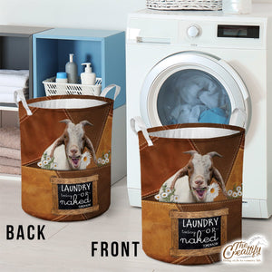 Goat-laundry today or naked tomorrow laundry basket