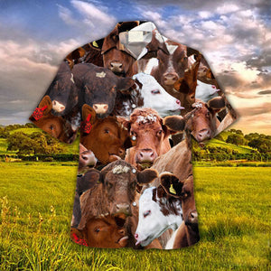 Shorthorn Herd Hawaiian Shirt