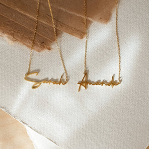 Custom Name Necklace ? Minimalist Name Necklace