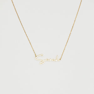 Custom Name Necklace ? Minimalist Name Necklace