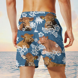 limousin Blue Tribal Shorts