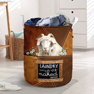 ANGORA-laundry today or naked tomorrow laundry basket