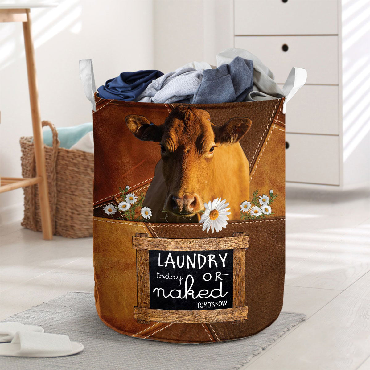 Guernsey-laundry today or naked tomorrow laundry basket