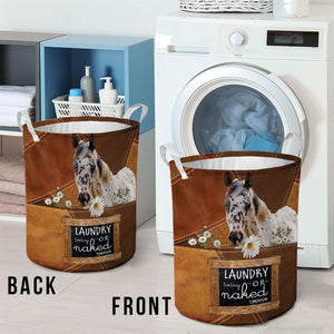 Appaloosa-laundry today or naked tomorrow laundry basket