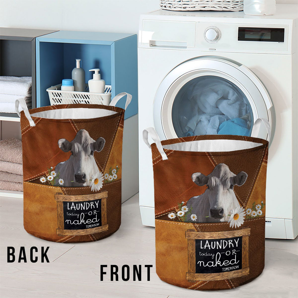 Chianina-laundry today or naked tomorrow laundry basket