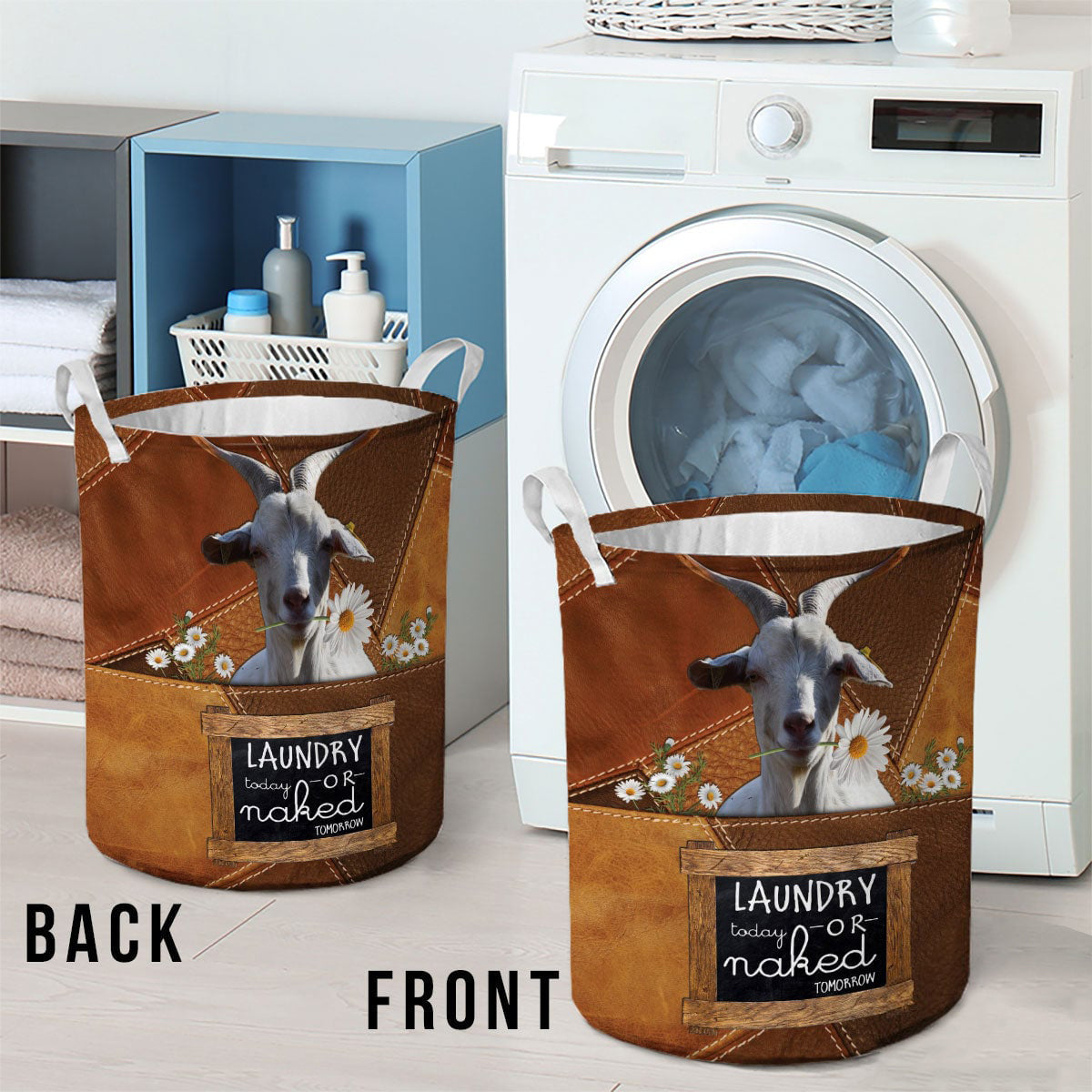 Kiko-laundry today or naked tomorrow laundry basket